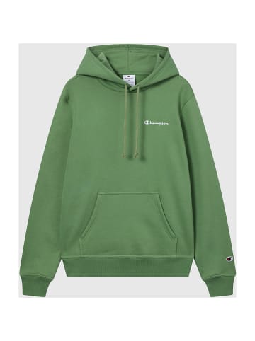 Champion Longsleeve Hooded Sweatshirt in Grün2070