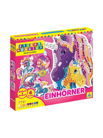 InVento Bastelset Sticker Mosaik Einhörner - ab 5 Jahre
