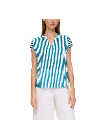 s.Oliver BLACK LABEL Halbarmbluse in petrol