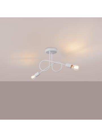 Nice Lamps Kronleuchter OPULENT 2 Weiß H 25,5 cm