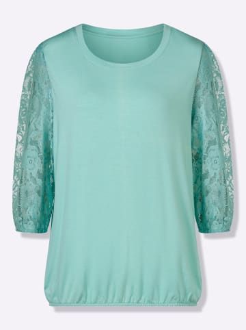 WITT WEIDEN Spitzen-Shirt in mint