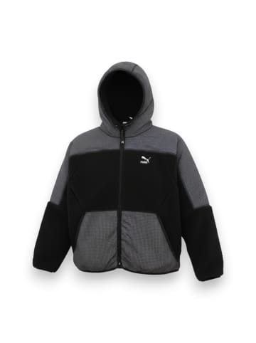 Puma Fleecejacke Sherpa Hooded Jacket in Schwarz