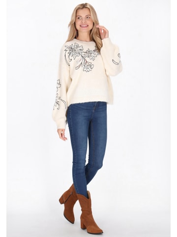 usha FESTIVAL Women Sweater in light beige melange