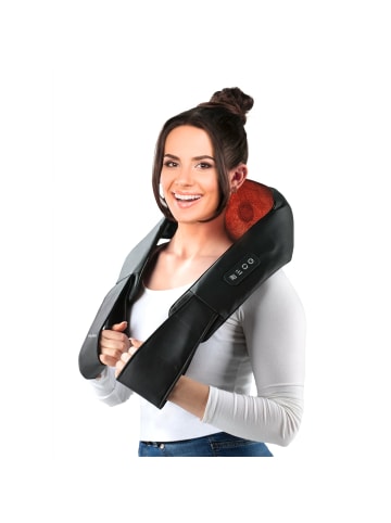 VITALmaxx Shiatsu-Massagegerät Nacken & Schulter 12V schwarz Schwarz