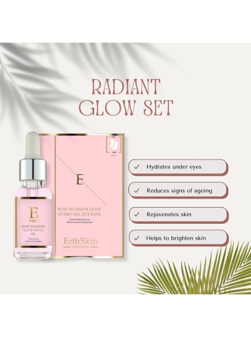 ErthSkin Rosenblüten-Augen-Glow-Set