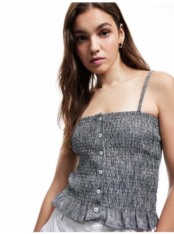 KOTON TANKTOPS in Schwarz Karomuster