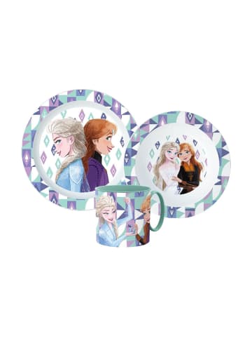 Disney Die Eiskönigin Ice Magic Geschirrset Mikro Kunststoff
