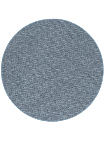 Snapstyle Teppich Niva Rund in blau