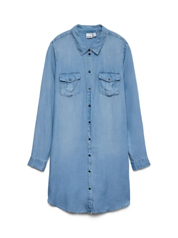 Vero Moda Jeanskleid in Light Blue Denim