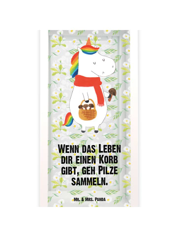 Mr. & Mrs. Panda Laterne Deko Einhorn Pilz mit Spruch in Transparent