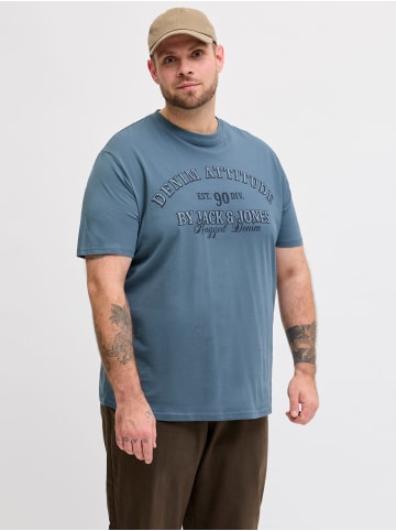 JACK & JONES PLUS T-shirt in Blue Mirage
