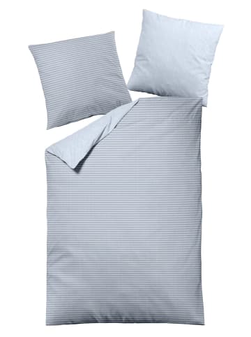 Carpe Sonno Melange Bettwäsche aus 100% Baumwolle in Blau