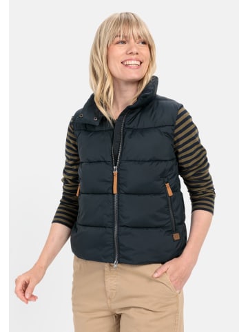 Camel Active Steppweste aus recyceltem Polyester in Nachtblau