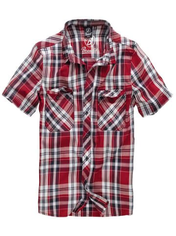 Brandit Hemd "Roadstar Shirt Short Sleeve" in Rot