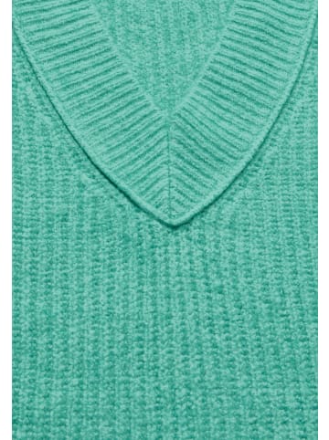 Cecil V-Kragen Pullover für Damen in Grün