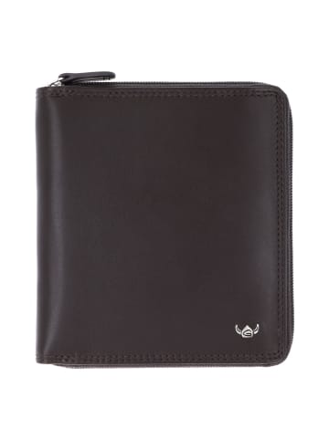 Golden Head Polo Geldbörse RFID Leder 10,5 cm dunkelbraun