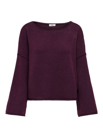 JDY Strickpullover in Winetasting