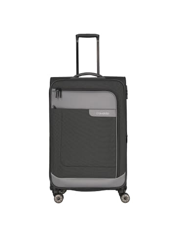 travelite VIIA 4 Rollen Trolley 77 cm in schiefer