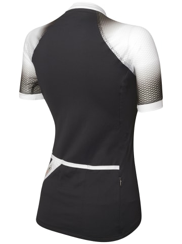 rh+ Radtrikot Nives W Jersey in black-white