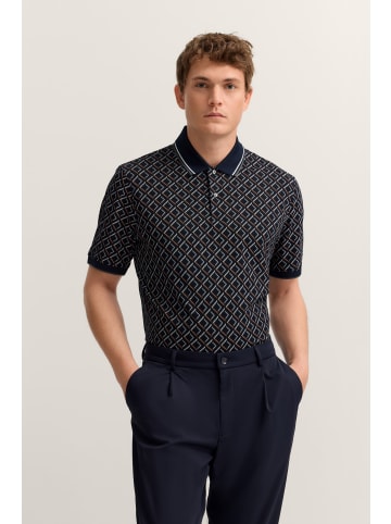 Bugatti Polo Shirt Kurzarm in 390-marine