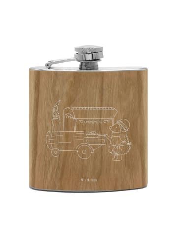 Mr. & Mrs. Panda Flachmann Igel Maronen ohne Spruch in Braun