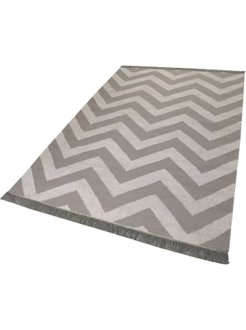 carpets & co Teppich "Zig-Zag" in Natur/Grau-beige