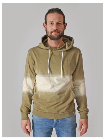 miracle of denim Sweatshirt in Olive Dip Dye