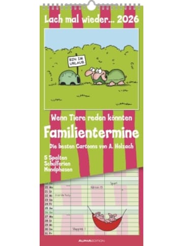 TeNeues Calendars & Stationery Kalender - Alpha Edition - Lach mal wieder... Familienplaner 2026 - 19,5×