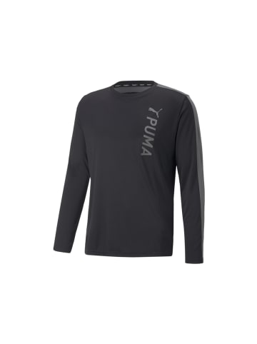 Puma Rundhals T-Shirt für Damen in schwarz