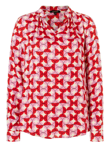 More & More Printbluse in circle print red and pink