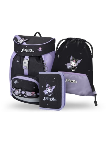 BAAGL 3-tlg. Set: Schulrucksack Airy in Violett Kuromi Fortune Dream