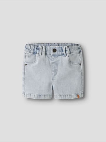 name it Shorts in Light Blue Denim