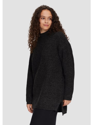 QS Strickpullover langarm in Schwarz