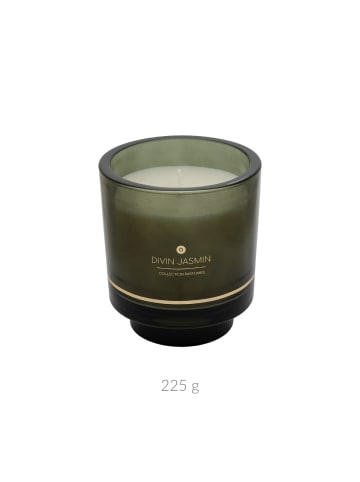 Atmosphera Créateur d'intérieur Duftkerze im Glas ILEA, 225 g in Grün, Ø 9 x 10 cm