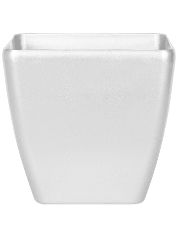 Beliani Outdoor Blumentopf ASTRAS in Silber - (W) 42 x (H) 41 x (L) 42 cm