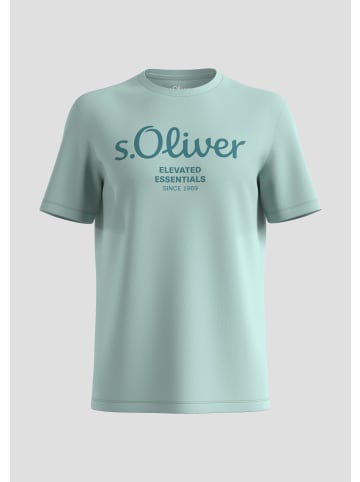 s.Oliver T-Shirt kurzarm in Grün