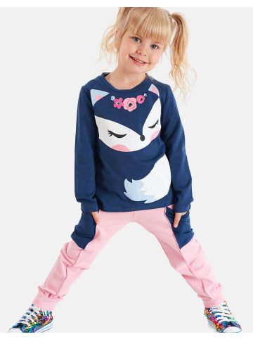 Denokids Set Cute Fox in Dark Blue