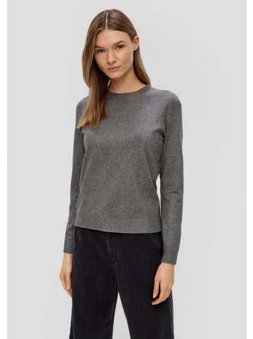 s.Oliver Strickpullover langarm in Grau