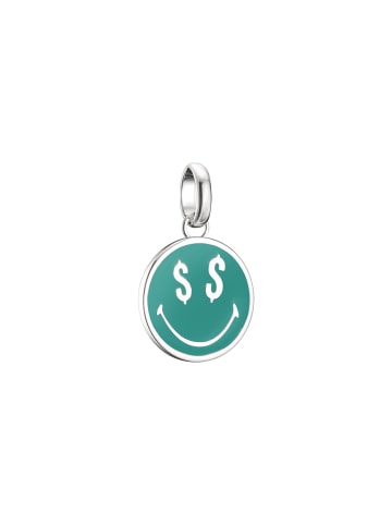 Thomas Sabo Charm-Anhänger in silber, grün