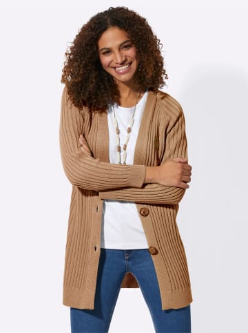WITT WEIDEN Longstrickjacke in camel
