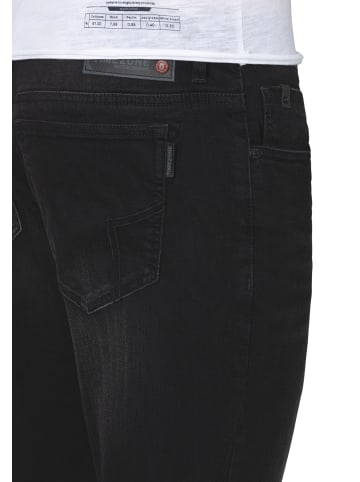 Timezone Slim Fit Jeans Stretch Denim Hose Stone Wash in Schwarz