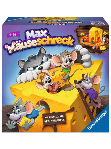 Ravensburger Aktionsspiel Max Mäuseschreck - Kinderspiel ab 4 Jahre 4-99 Jahre in bunt