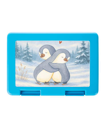 Mr. & Mrs. Panda Brotdose Pinguine Kuscheln Design ohne Spruch in Weiß