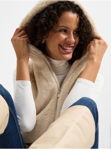 Marie Lund Weste in beige - 0001