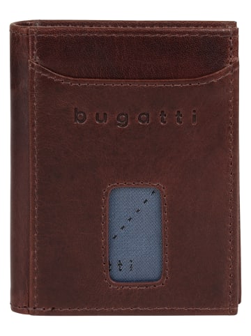 Bugatti Geldbörse SECURE SLIM echt Leder in braun