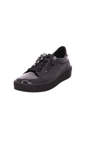Gabor Sneaker Low in lack schwarz