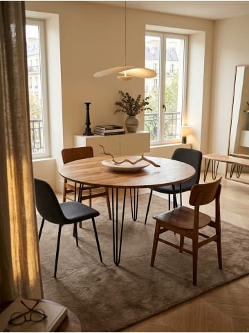 KADIMA DESIGN Esstisch | Sheesham, ø120x78cm, Massivholz, 4 Personen