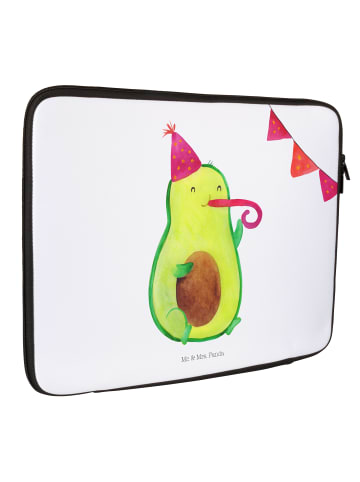 Mr. & Mrs. Panda Notebook Tasche Avocado Party ohne Spruch in Weiß