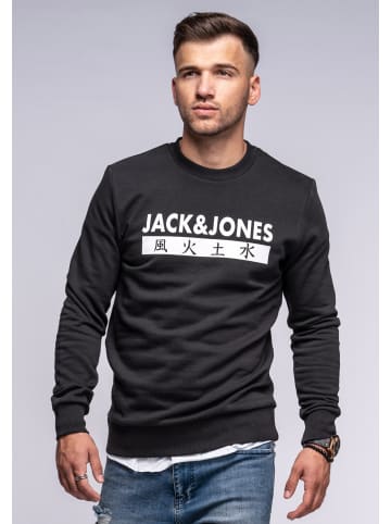 Jack & Jones Sweatshirt Print - ELEMENTS SWEAT CREW NECK in Tap Shoe