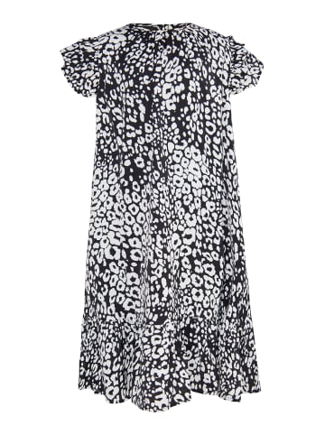 faina Mädchen (Kids) Kleid in Schwarz Weiss